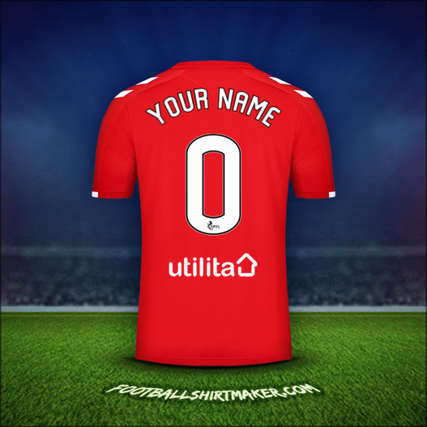 Shirt Rangers FC 2019/20 Third -  your name - 0