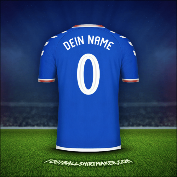 Trikot Rangers FC Cup 2019/20 -  dein name - 0