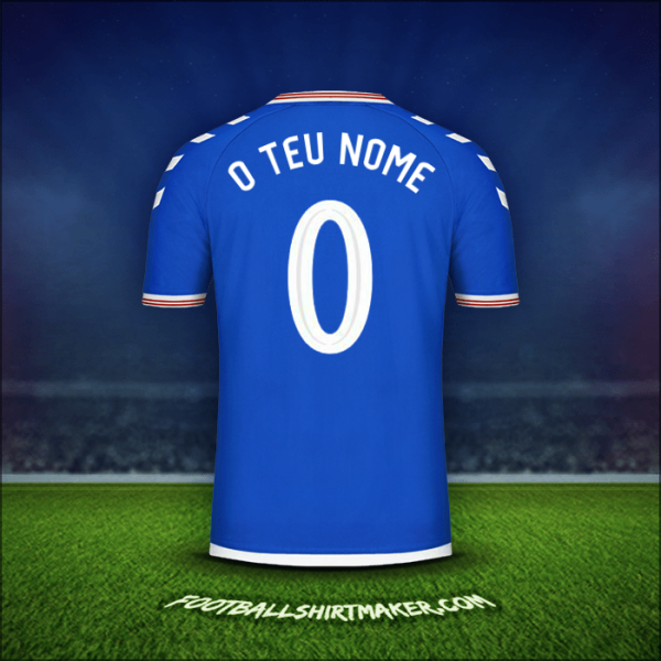 Camisola Rangers FC Cup 2019/20 -  o teu nome - 0