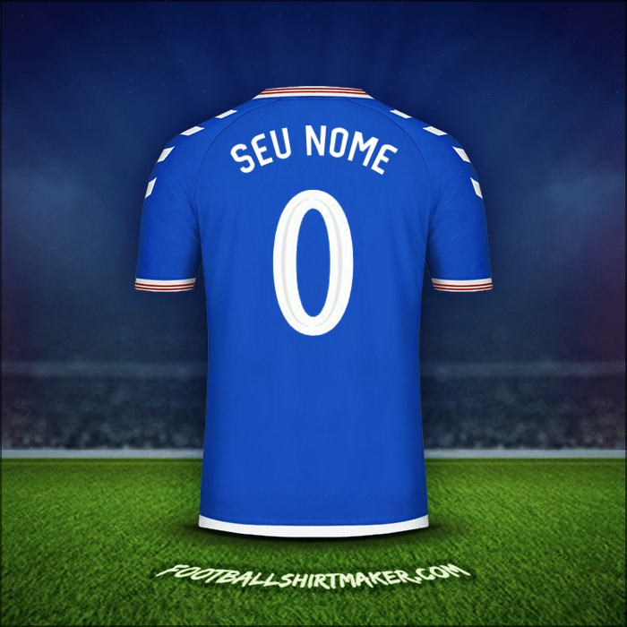 Camisa Rangers FC Cup 2019/20 -  seu nome - 0