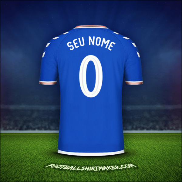 Camisa Rangers FC Cup 2019/20 -  seu nome - 0