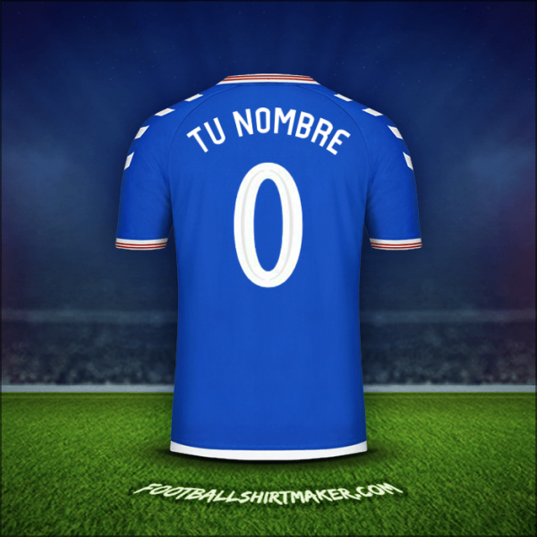 Camiseta Rangers FC Cup 2019/20 -  tu nombre - 0