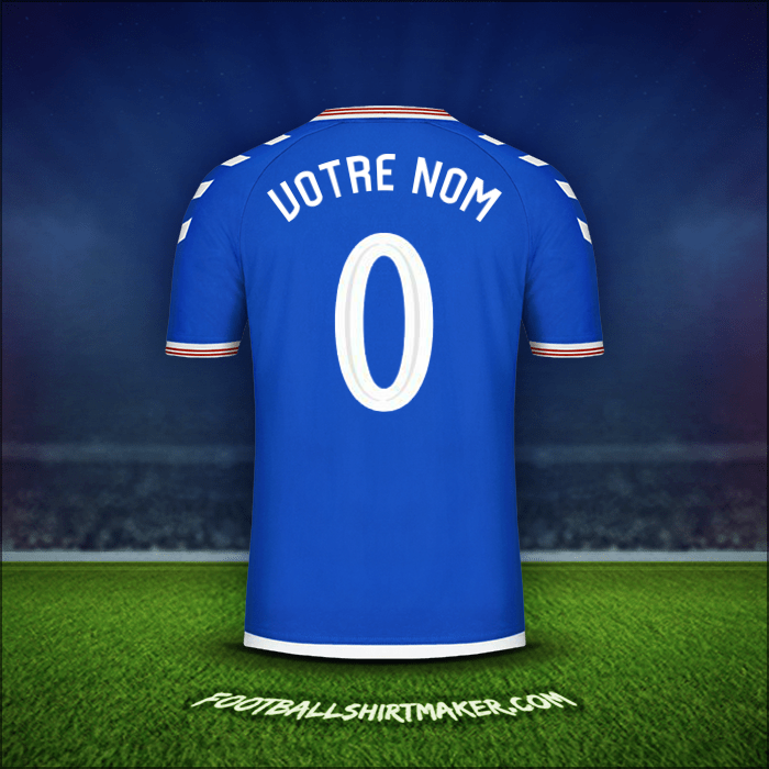 Maillot Rangers FC Cup 2019/20 -  votre nom - 0