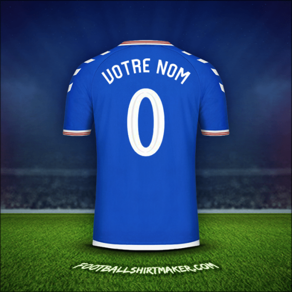 Maillot Rangers FC Cup 2019/20 -  votre nom - 0