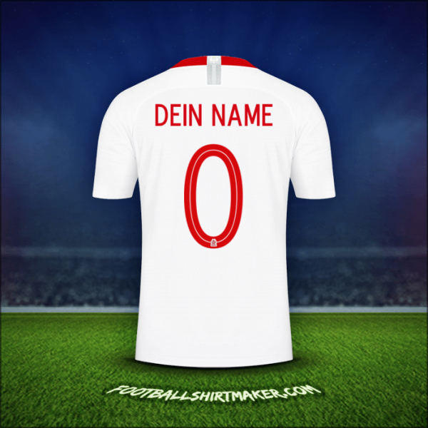 Trikot Polen 2018 -  dein name - 0