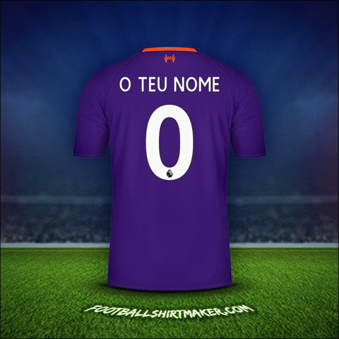 Camisola Liverpool FC 2018/19 Alternativa -  o teu nome - 0