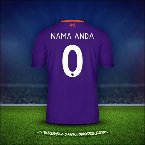 Jersey Liverpool FC 2018/19 Alternatif -  nama anda - 0