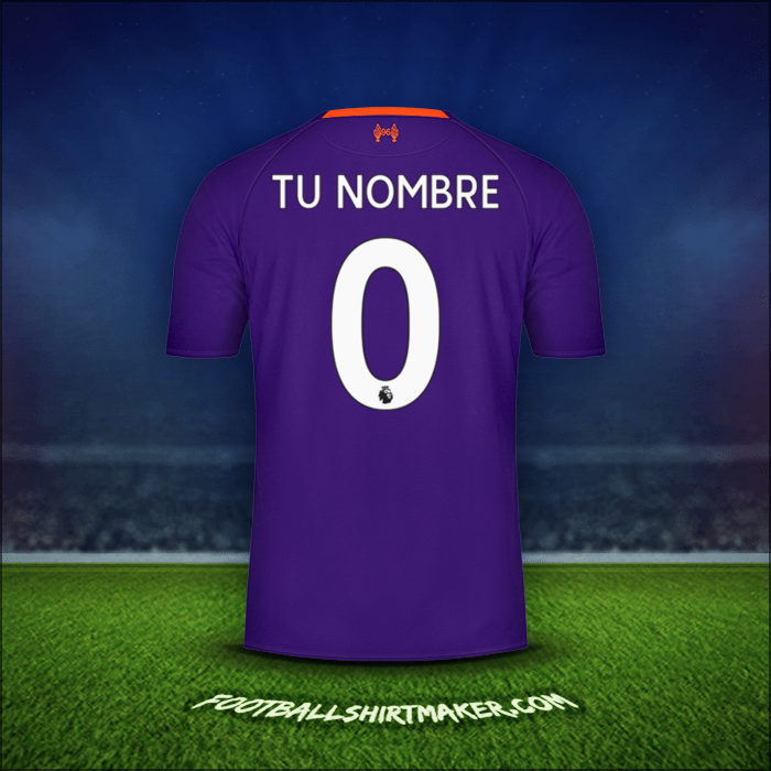 Camiseta Liverpool FC 2018/19 Visita -  tu nombre - 0