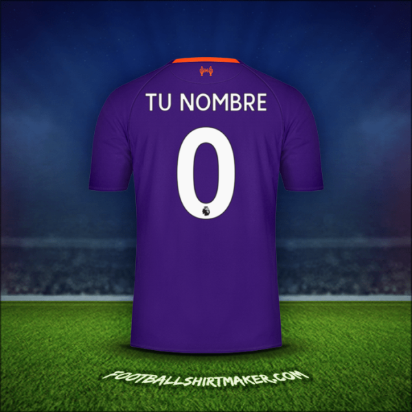 Jersey Liverpool FC 2018/19 Visita -  tu nombre - 0