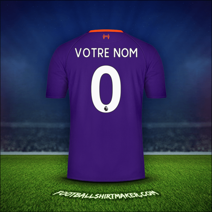 Maillot Liverpool FC 2018/19 Extérieur -  votre nom - 0