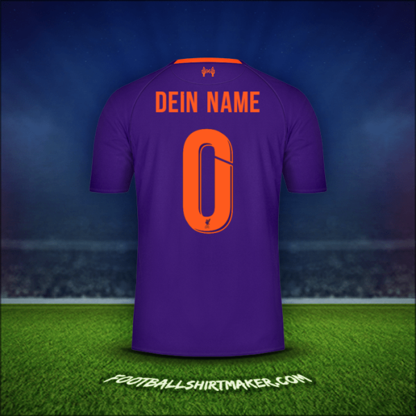 Trikot Liverpool FC Cup 2018/19 Auswärts -  dein name - 0