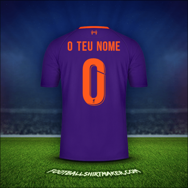 Camisola Liverpool FC Cup 2018/19 Alternativa -  o teu nome - 0