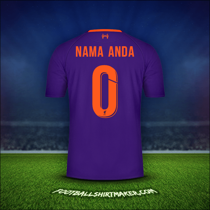 Jersey Liverpool FC Cup 2018/19 Alternatif -  nama anda - 0