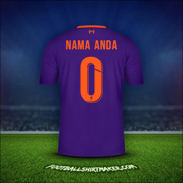 Jersey Liverpool FC Cup 2018/19 Alternatif -  nama anda - 0