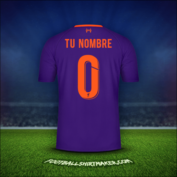Camiseta Liverpool FC Cup 2018/19 Visita -  tu nombre - 0