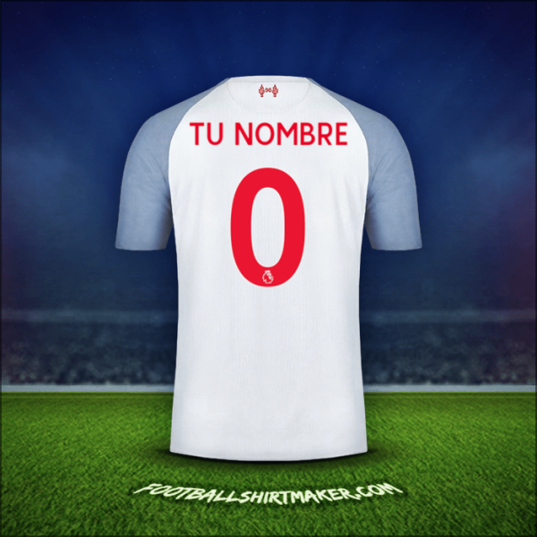 Jersey Liverpool FC 2018/19 Tercera -  tu nombre - 0