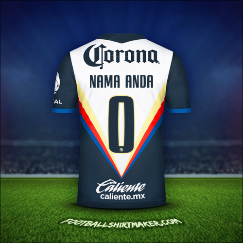 Jersey Club America 2020/21 Alternatif -  nama anda - 0