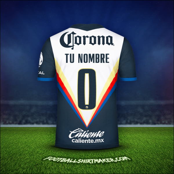 Jersey Club America 2020/21 Visita -  tu nombre - 0