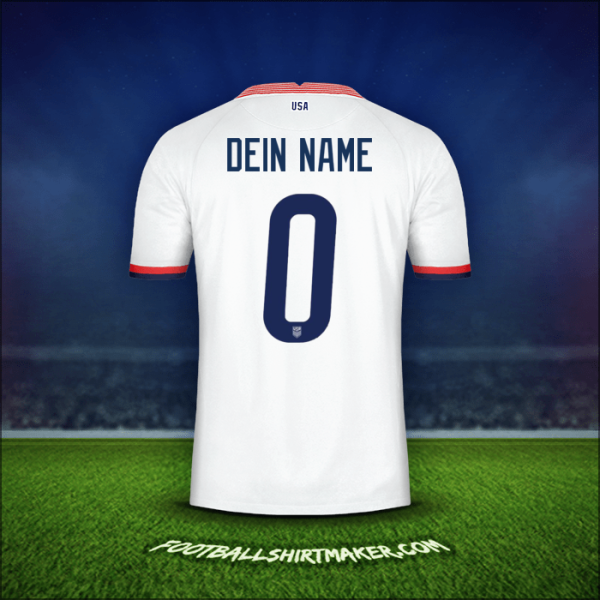 Trikot Vereinigte Staaten 2020 -  dein name - 0