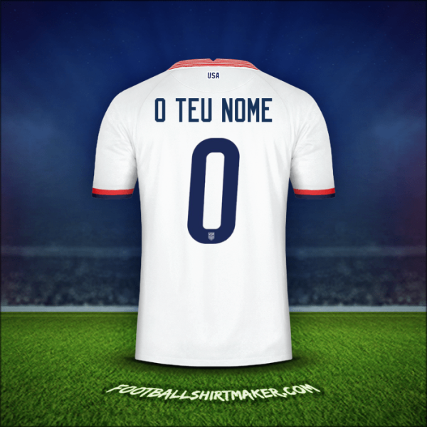 Camisola Estados Unidos 2020 -  o teu nome - 0
