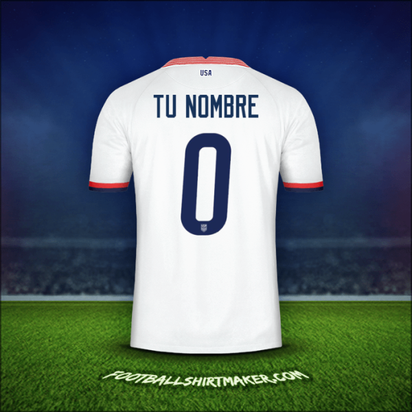 Jersey Estados Unidos 2020 -  tu nombre - 0