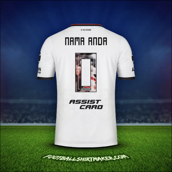 Jersey River Plate 2019/20 Ketiga -  nama anda - 0
