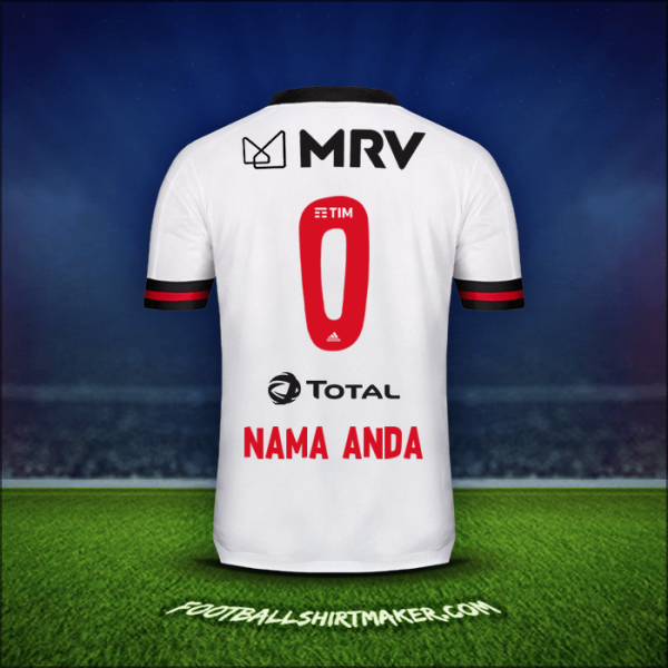 Jersey Flamengo 2020 Alternatif -  nama anda - 0