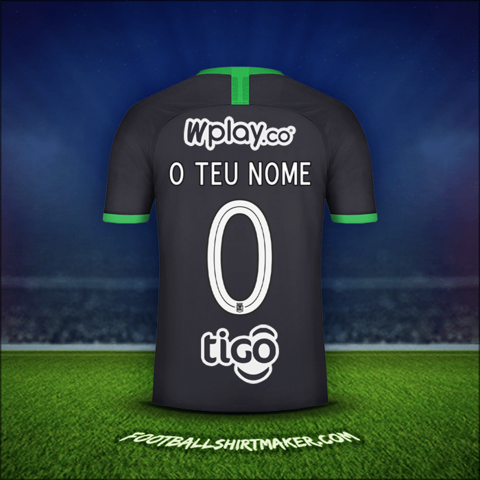 Camisola Atletico Nacional 2020 Terceira -  o teu nome - 0
