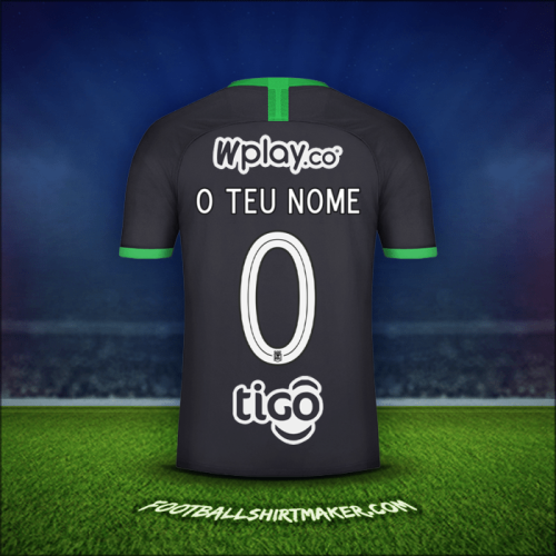 Camisola Atletico Nacional 2020 Terceira -  o teu nome - 0