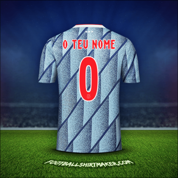 Camisola AFC Ajax 2020/21 Alternativa -  o teu nome - 0