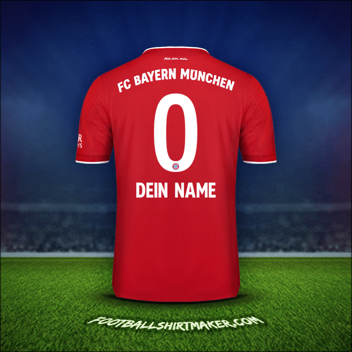 Trikot FC Bayern Munchen 2020/21 -  dein name - 0