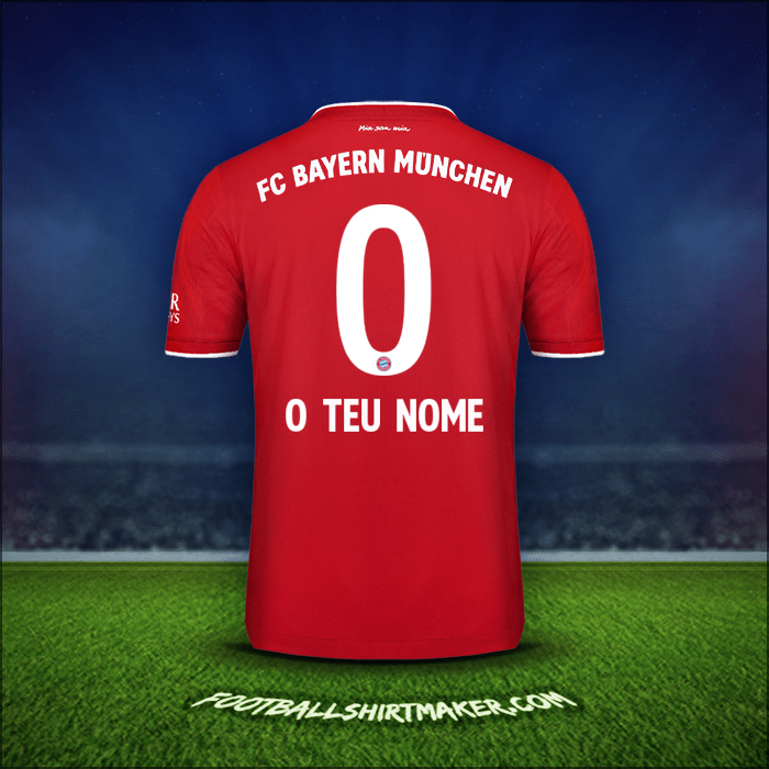 Camisola FC Bayern Munchen 2020/21 -  o teu nome - 0