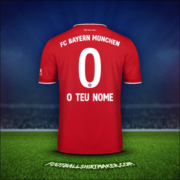 Camisola FC Bayern Munchen 2020/21 -  o teu nome - 0