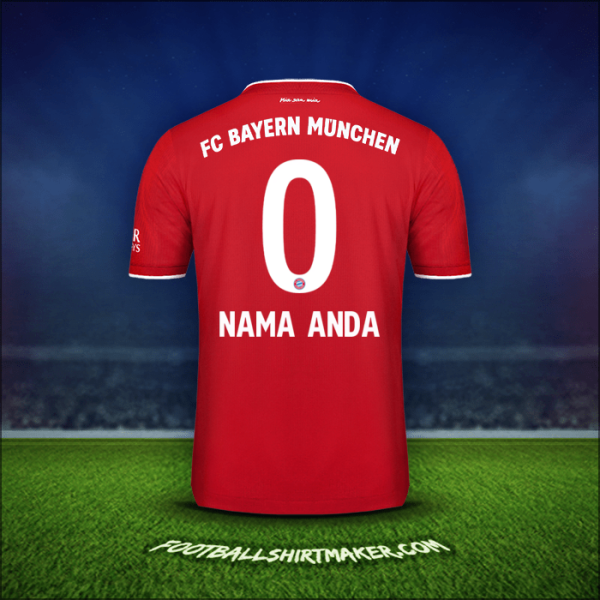 Jersey FC Bayern Munchen 2020/21 -  nama anda - 0