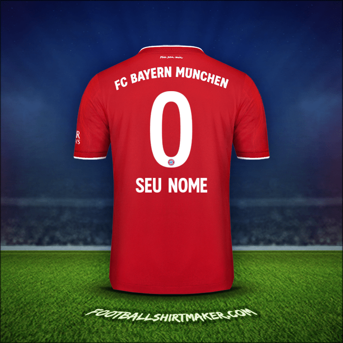 Camisa FC Bayern Munchen 2020/21 -  seu nome - 0