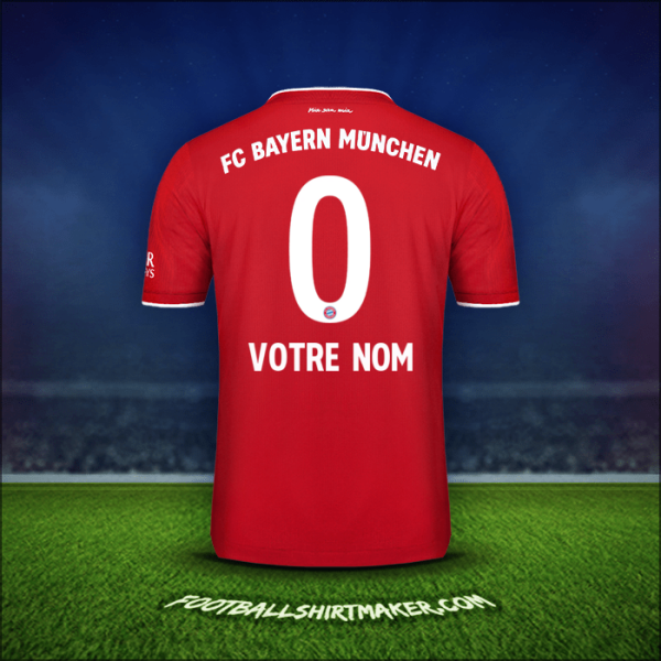 Maillot FC Bayern Munchen 2020/21 -  votre nom - 0