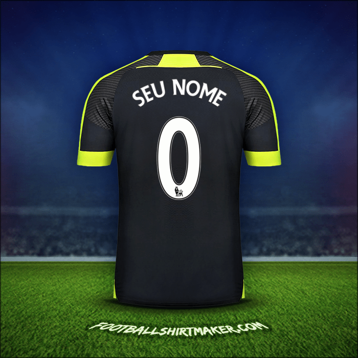 Camisa Arsenal 2016/17 Terceira -  seu nome - 0
