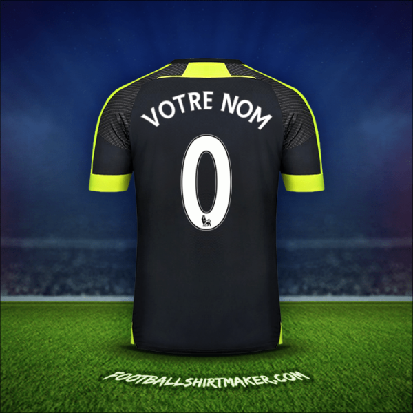 Maillot Arsenal 2016/17 Troisième -  votre nom - 0