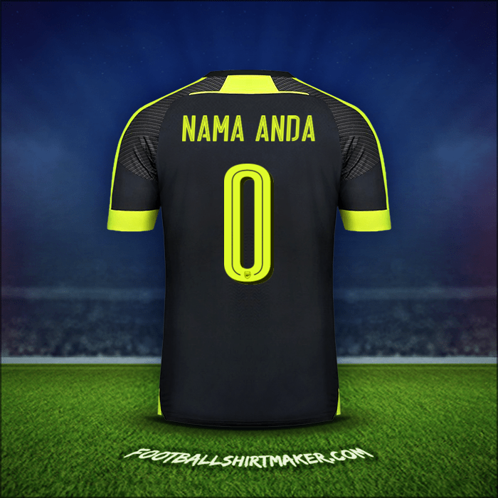 Jersey Arsenal Cup 2016/17 Ketiga -  nama anda - 0