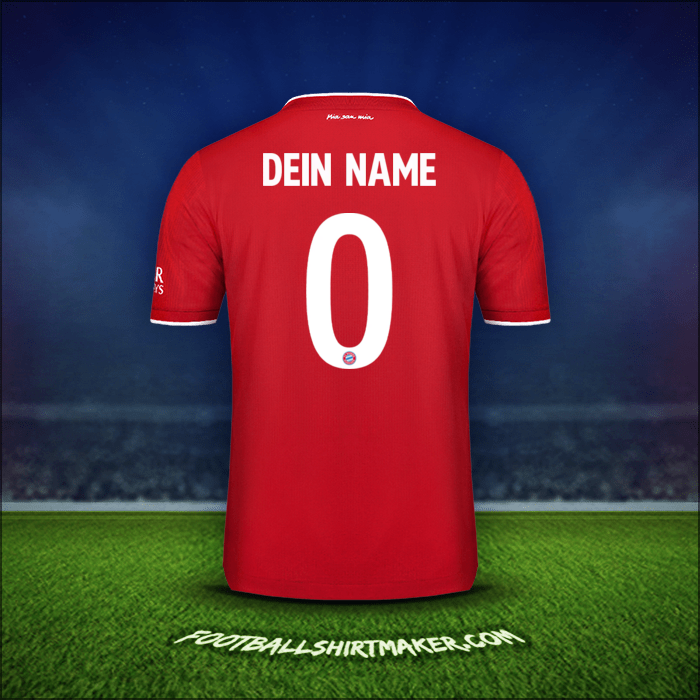 Trikot FC Bayern Munchen Cup 2020/21 -  dein name - 0