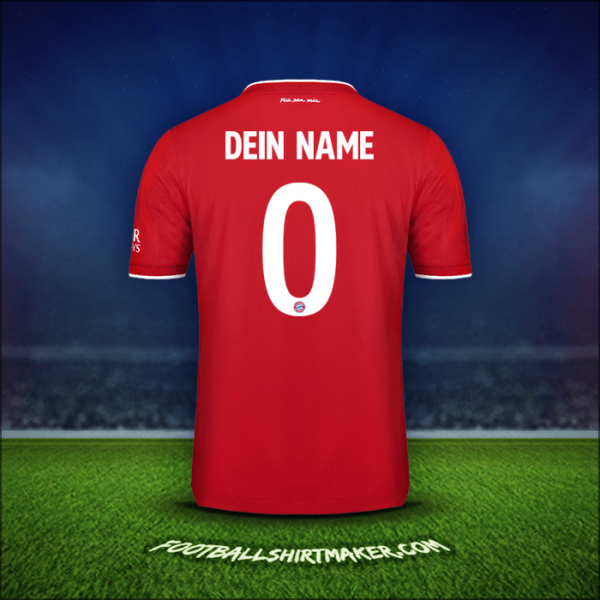 Trikot FC Bayern Munchen Cup 2020/21 -  dein name - 0