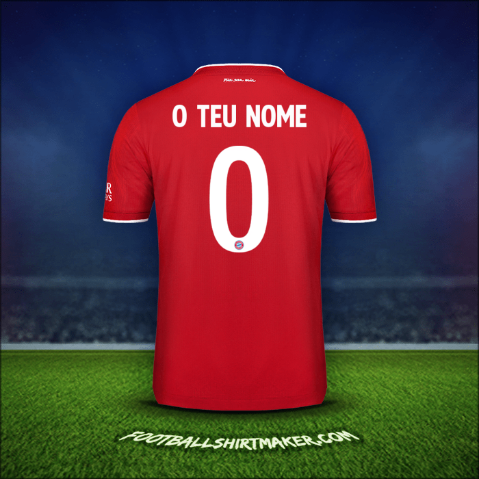 Camisola FC Bayern Munchen Cup 2020/21 -  o teu nome - 0