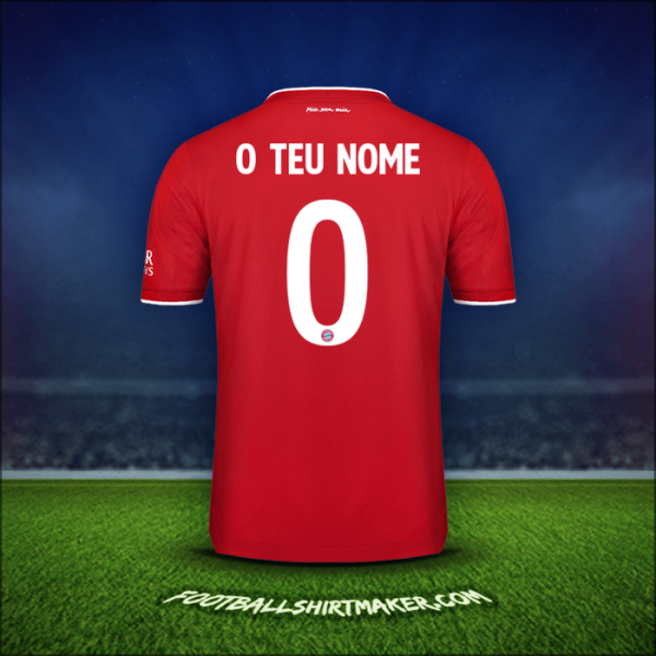 Camisola FC Bayern Munchen Cup 2020/21 -  o teu nome - 0