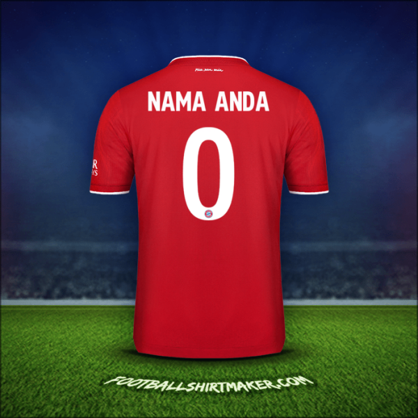 Jersey FC Bayern Munchen Cup 2020/21 -  nama anda - 0
