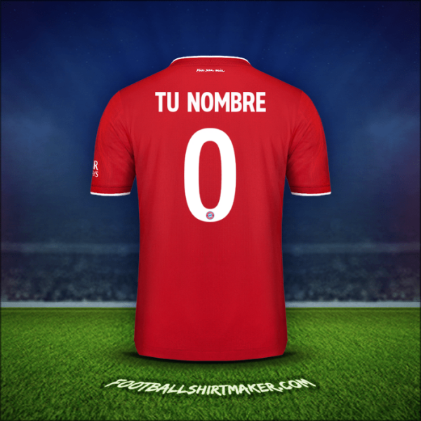 Jersey FC Bayern Munchen Cup 2020/21 -  tu nombre - 0