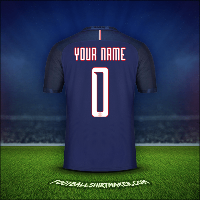 Jersey Paris Saint Germain Cup 2016/17 -  your name - 0