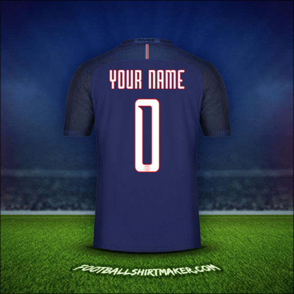 Shirt Paris Saint Germain Cup 2016/17 -  your name - 0