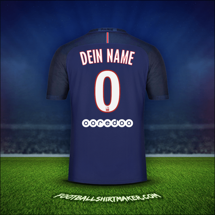 Trikot Paris Saint Germain 2016/17 -  dein name - 0