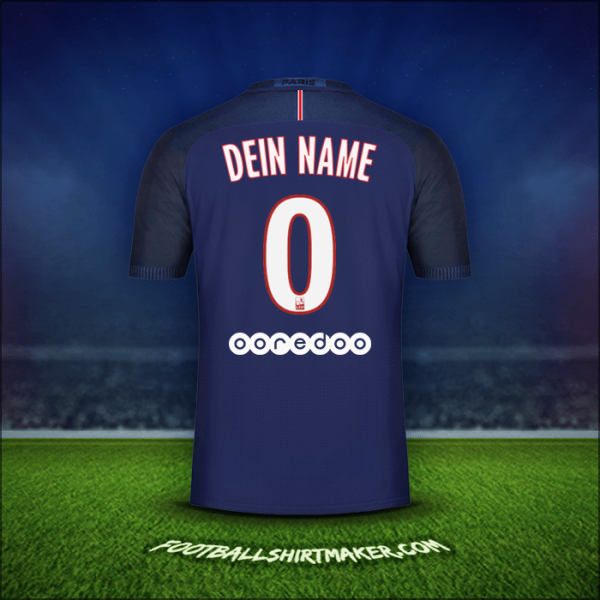 Trikot Paris Saint Germain 2016/17 -  dein name - 0