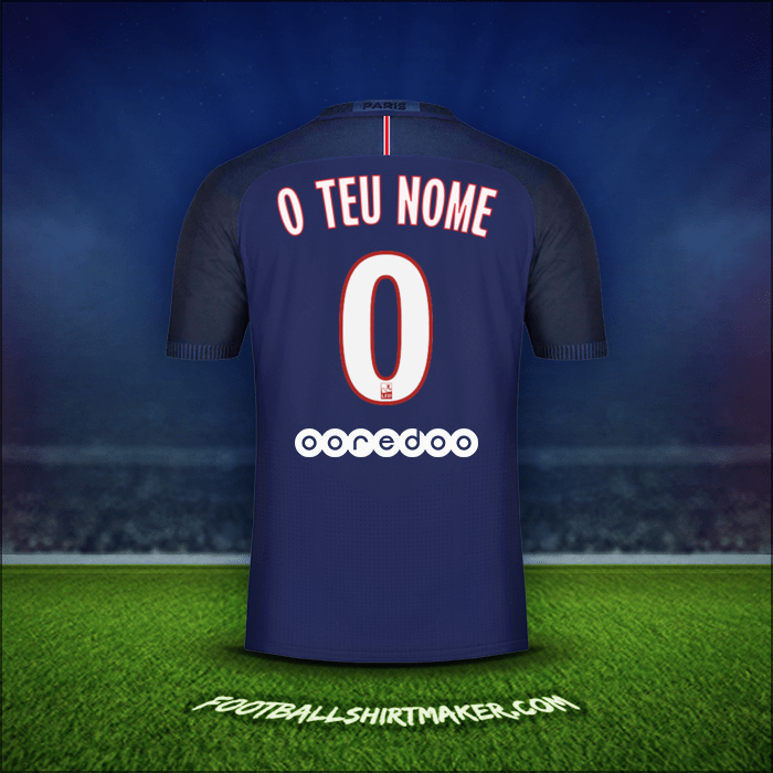 Camisola Paris Saint Germain 2016/17 -  o teu nome - 0